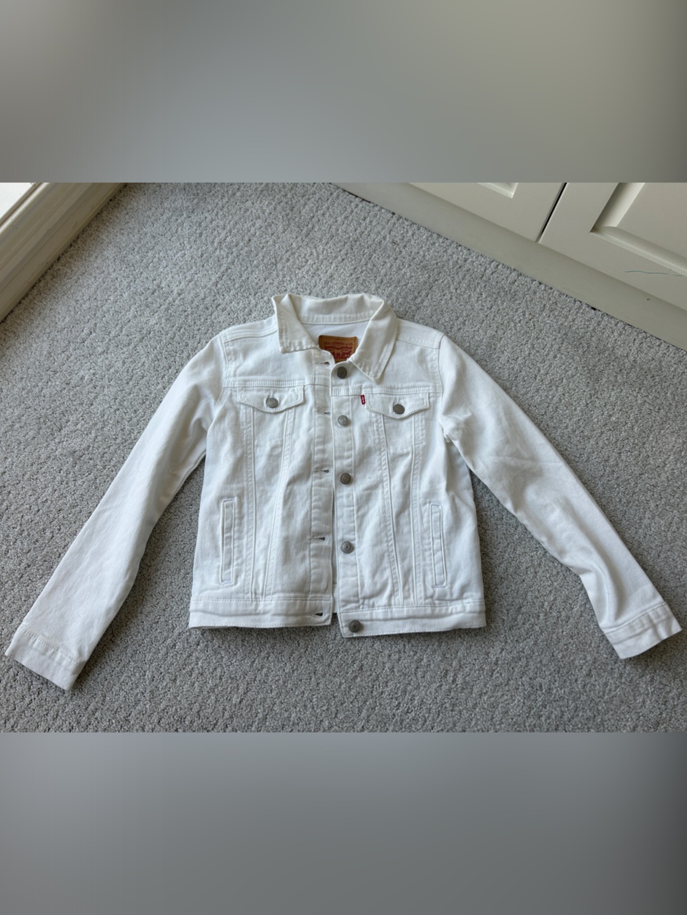 Levi's White Kids' Denim Jacket
